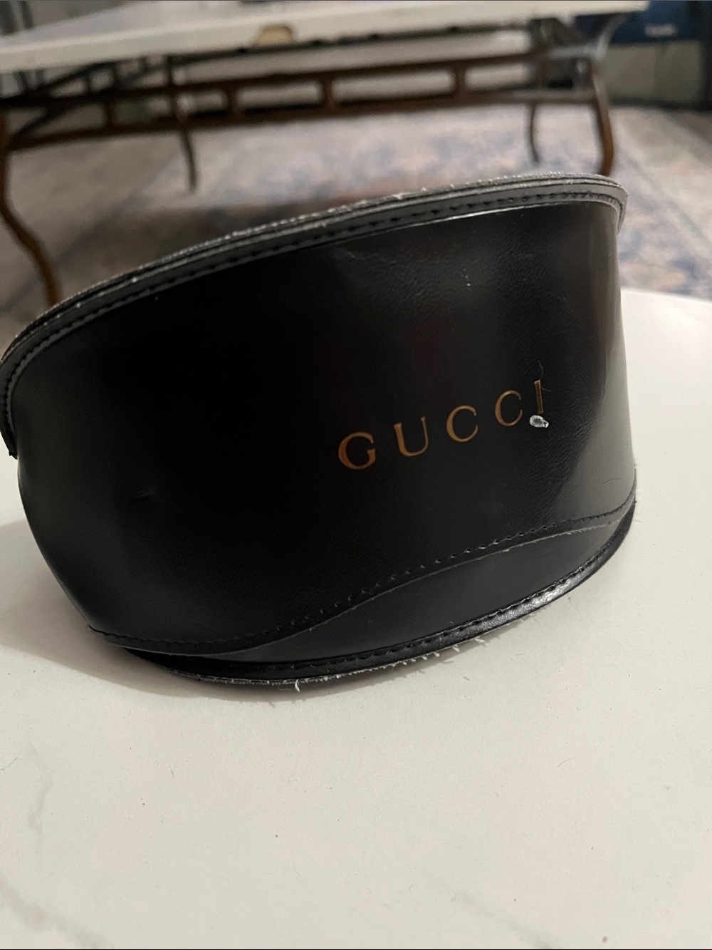 GUCCI Women's Oversized Brown Tortoiseshell Sunglasses - Picture 7 of 10